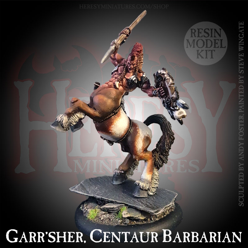 Centaur Barbarian- Garr'Sher  Centaur Barbarian- Garr'Sher