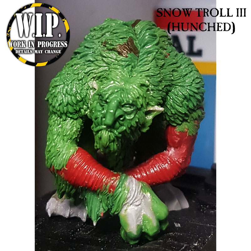 PRE-ORDER - Snow Troll III (Hunched) - Production Version